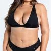Plus Size San Salvador High Waist Bikini -Swimwear Promotion Store ES 6595X BLK 2 YANDY PS02172022