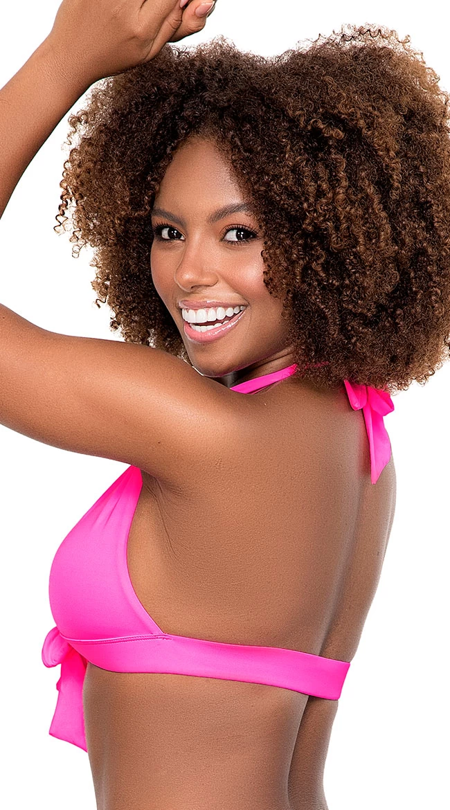 Basic Tie Front Bikini Top 8 Basic Tie Front Bikini Top - Image 6