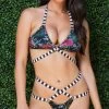 Yandy Vibrant Blossoms Strappy Bikini Bottom -Swimwear Promotion Store EY 3825T 3825B PS08232017