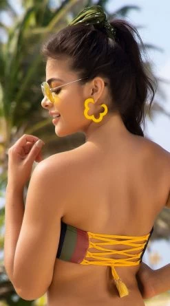 Yandy Disco Diva Bandeau Swim Top -Swimwear Promotion Store EY 4065T TOP 26 2019SWIM Boogie a