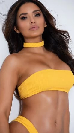 Yandy Boardwalk Bae Choker Bikini Top -Swimwear Promotion Store EY 4106T 4106B YELLOW PS01282020 28
