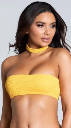 Yandy Boardwalk Bae Choker Bikini Top