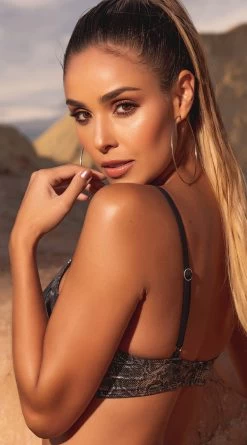 Yandy Boa Constrictor Bikini Top -Swimwear Promotion Store EY 4155T TOP SWIM EDITORIALS 2020 71