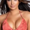 Yandy Can't Dye My Love Bikini Top -Swimwear Promotion Store EY 4166T TOP ORANGE PS01282020 1