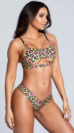 Yandy Moves Like Jaguar Bikini Bottom -Swimwear Promotion Store EY 4171T 4171B GREEN PS01282020 4