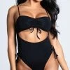 Yandy Cut Out For Cruising One Piece Swimsuit -Swimwear Promotion Store EY 4205 BLACK 3 PS12172020