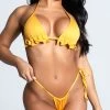 Yandy Riptide Ruffle Bikini Bottom -Swimwear Promotion Store EY 4206T 4206B YELLOW 3 PS12172020