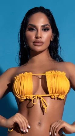 Yandy Stay Current Halter Bandeau Top -Swimwear Promotion Store EY 4208T TOP PS12182020 EDS 526