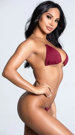 Yandy Coast Is Clear Triangle Bikini Top -Swimwear Promotion Store EY 4209T 4209B RED 6 PS12172020