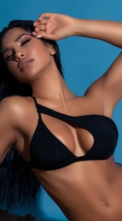 Yandy I Can Sea Clearly Now Cross Bikini Top -Swimwear Promotion Store EY 4212T TOP PS12182020 EDS 624