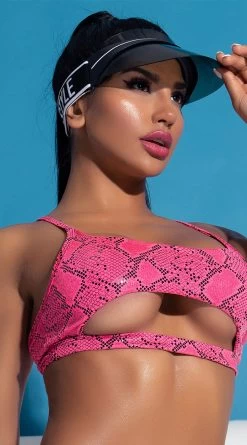 Yandy Craving Cobra Bikini Top -Swimwear Promotion Store EY 4214T TOP PS12182020 EDS 292