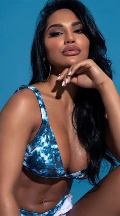 Yandy Dye Hard For Love Triangle Bikini Top -Swimwear Promotion Store EY 4220T TOP PS12172020 EDS 079