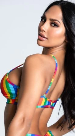 Yandy Dare To Love Bikini Top -Swimwear Promotion Store EY 4231T TOP RNBW 9 PS12172020