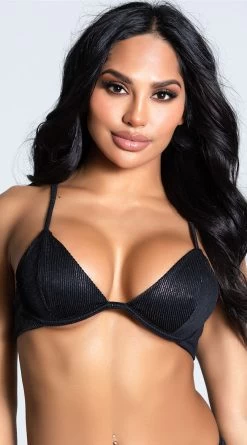 Yandy Metal Heart Bikini Top