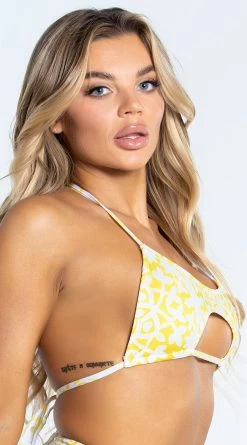 Yandy Gold Coast Bikini Top -Swimwear Promotion Store EY 4304T TOP YLW 5 YANDY PS02172022 copy
