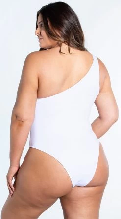 Yandy Plus Size Poolside Pleasure One Piece Swimsuit -Swimwear Promotion Store EY 4321X WHT 8 YANDY PS02172022