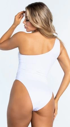 Yandy Poolside Pleasure One Piece Swimsuit -Swimwear Promotion Store EY 4321 WHT 8 YANDY PS02172022