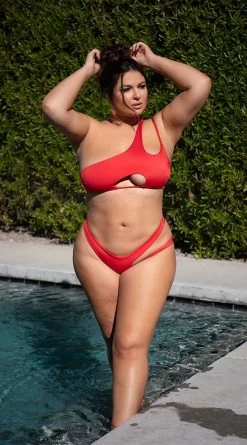 Yandy Plus Size Double Strapped Bikini Bottom
