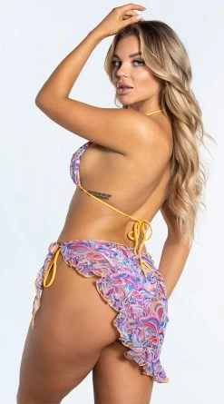 Yandy Seaside Siren Cover-Up Skirt -Swimwear Promotion Store EY 4350 RNBW 6 YANDY PS02172022