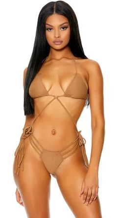 Forplay Aruba Bikini Swimsuit -Swimwear Promotion Store FP 441412 mocha alt3 lg 2021APR29176