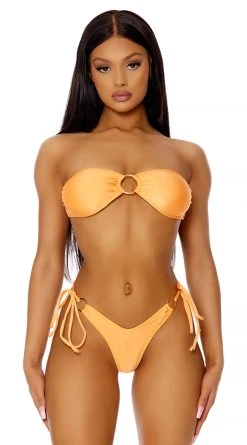 Forplay Antigua Orange Thong Bikini -Swimwear Promotion Store FP 442308 ORG 3 2022MARCH47755
