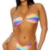 Forplay Antigua Rainbow Thong Bikini -Swimwear Promotion Store FP 442308 PIT 4 2022MARCH47755