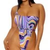 Forplay Turks And Caicos Swirling One Piece Swimsuit