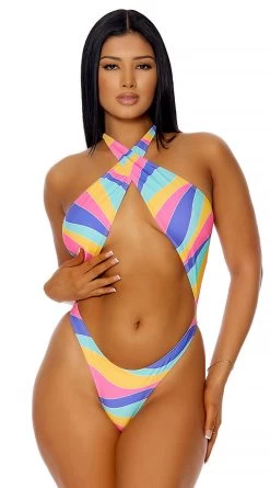 Forplay Haiti Rainbow One Piece Swimsuit