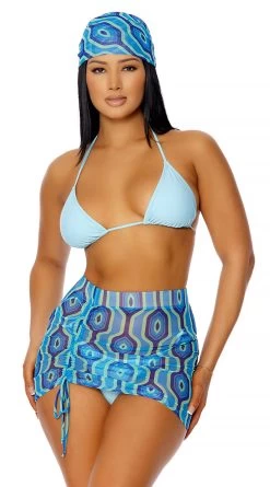 Forplay Covered Up Ruched Aquatic Pool Skirt 7 Forplay Covered Up Ruched Aquatic Pool Skirt -Swimwear Promotion Store FP 442317 ACI 4 2022MARCH47755