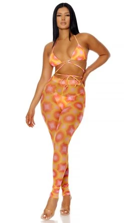 Forplay Got It Covered Colorful Pool Leggings -Swimwear Promotion Store FP 442323 GRP 3 2022MARCH47755