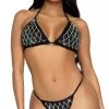 LEG AVENUE Dip It In Glitter Bikini Set -Swimwear Promotion Store LA 81638 03 001 2021MAY33795