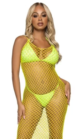LEG AVENUE Net Ready Maxi Dress 25 LEG AVENUE Net Ready Maxi Dress -Swimwear Promotion Store LA 86963 001 106