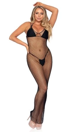 LEG AVENUE Net Ready Maxi Dress 23 LEG AVENUE Net Ready Maxi Dress -Swimwear Promotion Store LA 86963 01 001 2021MAR28878
