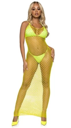 LEG AVENUE Net Ready Maxi Dress 28 LEG AVENUE Net Ready Maxi Dress -Swimwear Promotion Store LA 86963 01 106