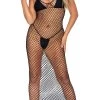 LEG AVENUE Net Ready Maxi Dress -Swimwear Promotion Store LA 86963 03 001 2021MAR28878
