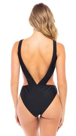 Capri Zipper One Piece -Swimwear Promotion Store OL 88 11247 BK BACK HR 2020JANSWIM18858