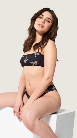 Playboy Luscious Leopard Bandeau Bikini -Swimwear Promotion Store PB EY4335 MULTI S 5 2022JUNE48744