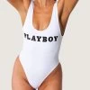 Playboy Classic Edition One Piece Swimsuit -Swimwear Promotion Store PB EY4348 F 3 2022JUNE48744